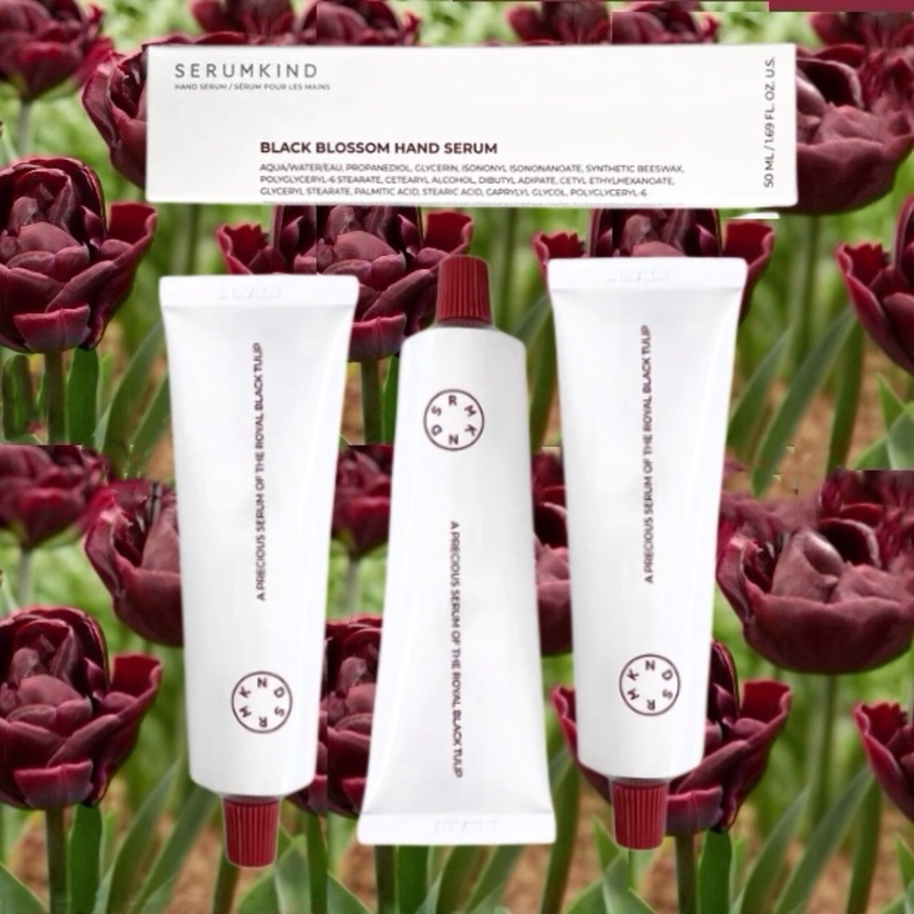 SERUMKIND Bundle: (3) x Serumkind Black Blossom LUXURY Hand Serum 50ml x3 *BNIB!
